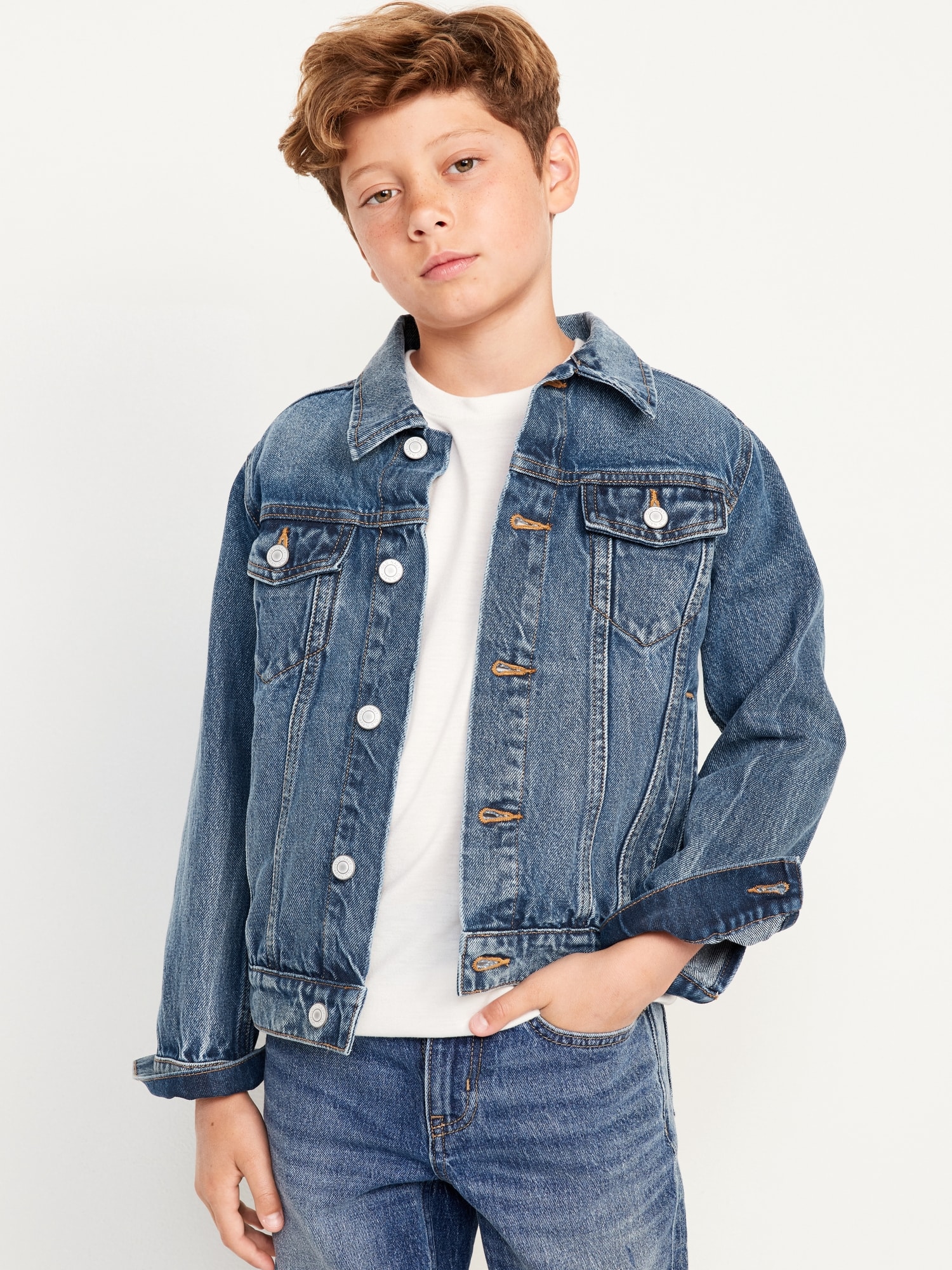 Gap boy denim jacket online