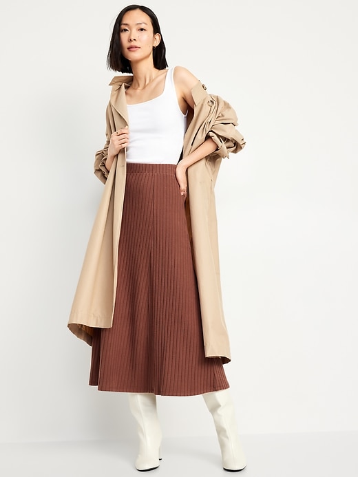 Image number 3 showing, Cozy Ribbed Maxi Skirt