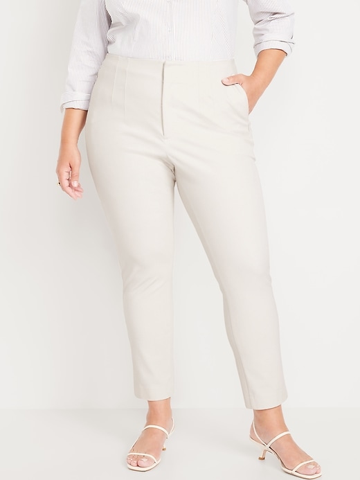 Image number 7 showing, High-Waisted Polished Pixie Skinny Ankle Pants