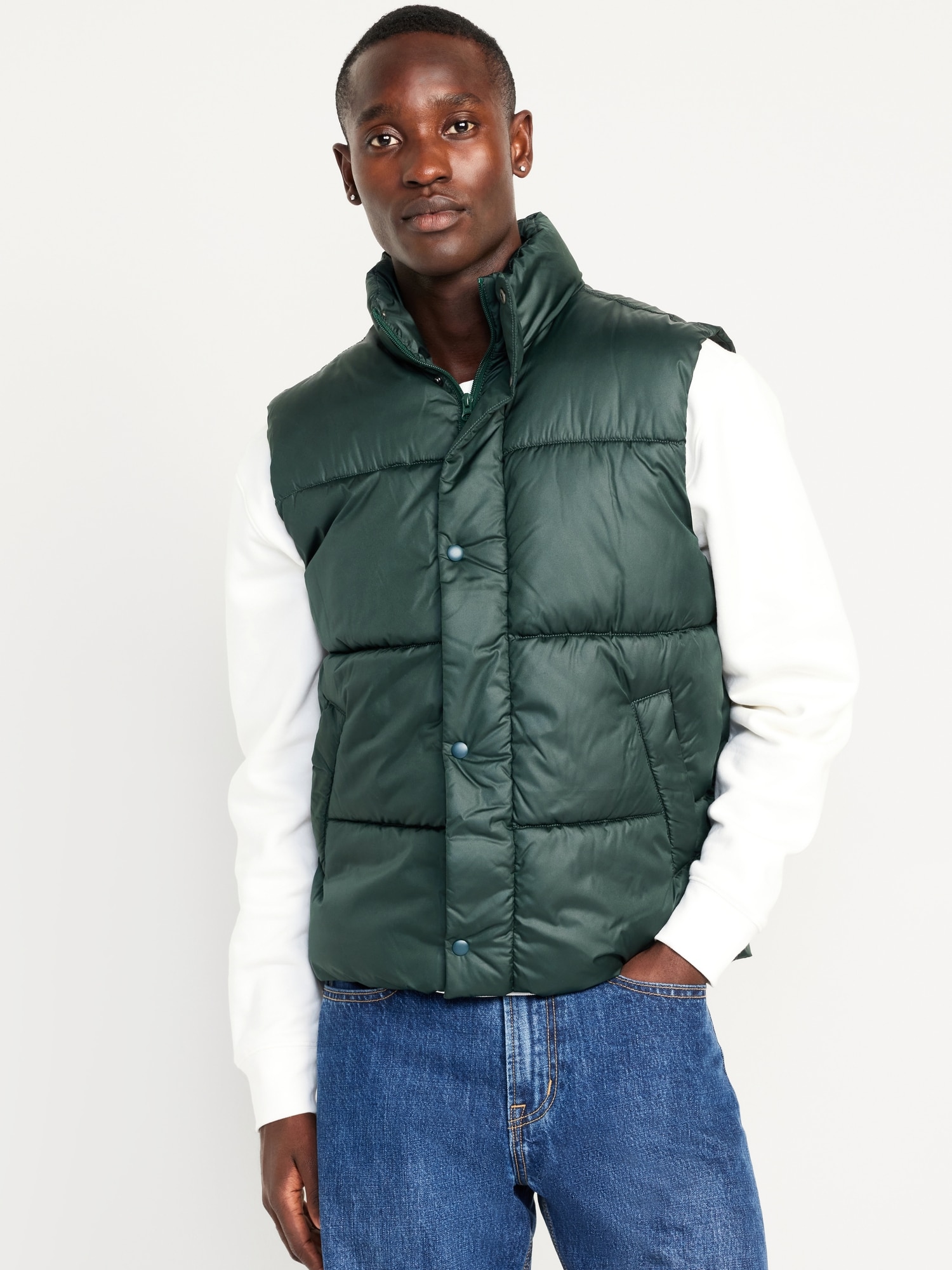 Water-Resistant Puffer Vest