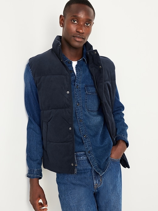 Image number 3 showing, Corduroy Puffer Vest