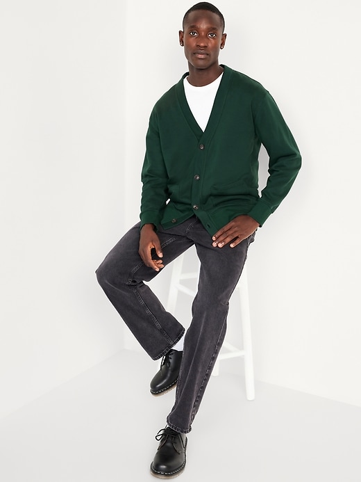 Image number 7 showing, Fleece-Knit Cardigan Sweater