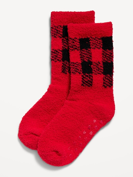 View large product image 1 of 1. Unisex Cozy Holiday Socks for Toddler &amp; Baby