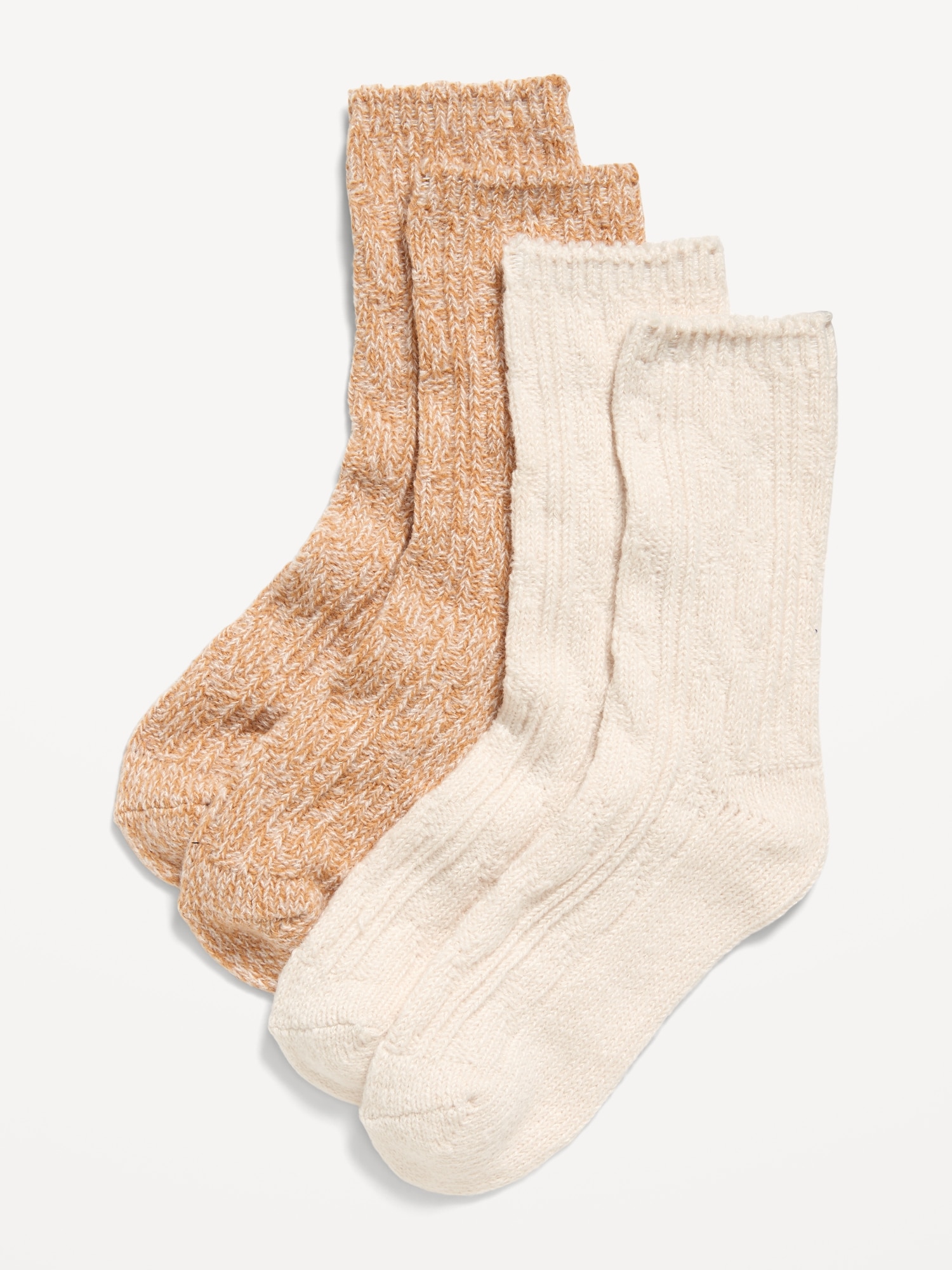 Soft-Knit Camp Crew Socks 2-Pack for Girls | Old Navy