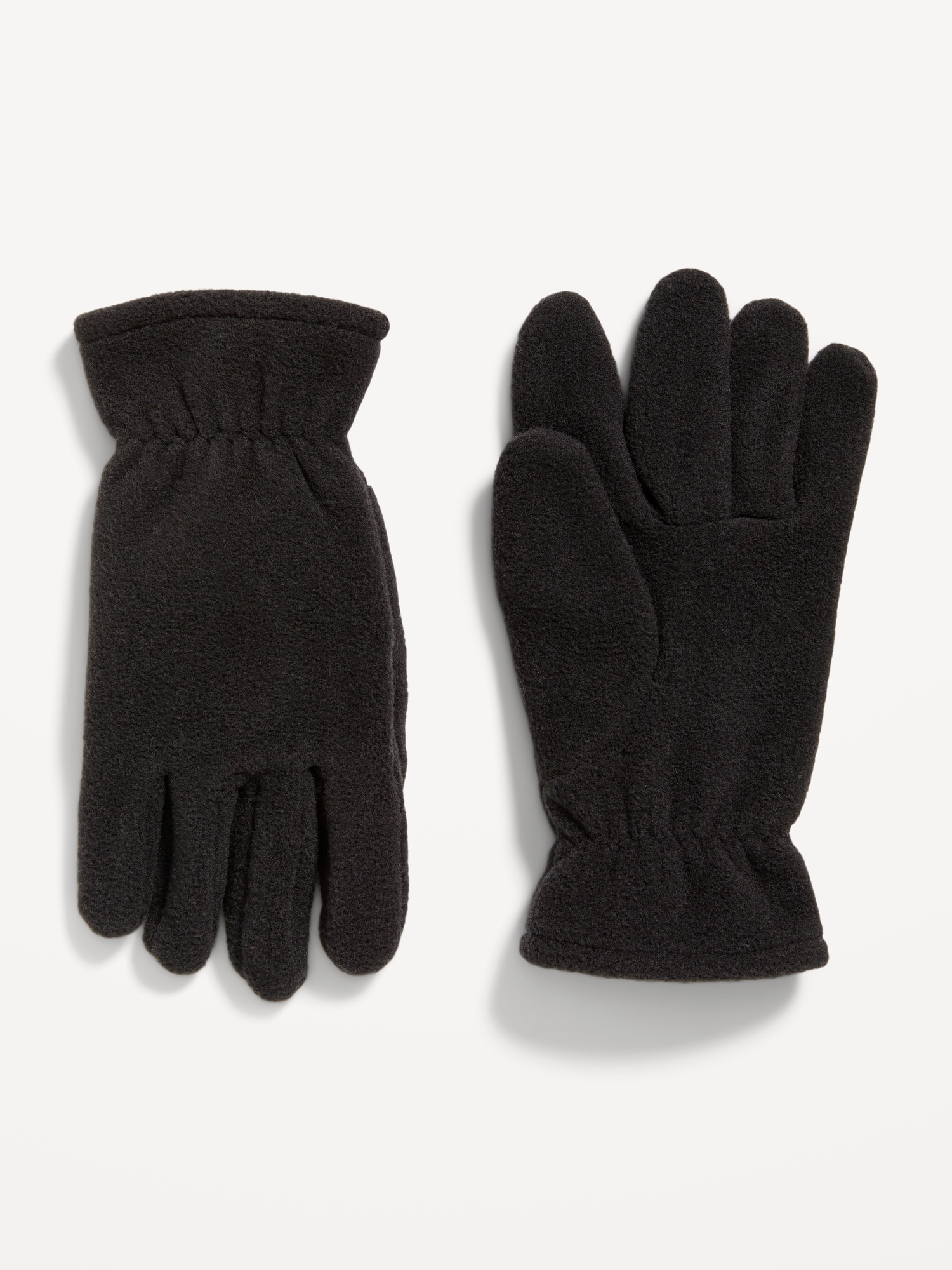 Gender-Neutral Go-Warm Microfleece Gloves for Kids - Black