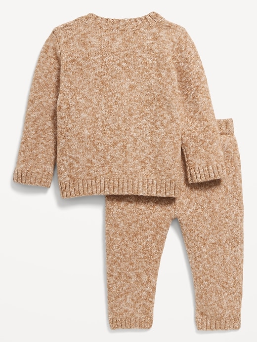 View large product image 2 of 3. SoSoft Crew-Neck Graphic Sweater and Bottoms Set for Baby