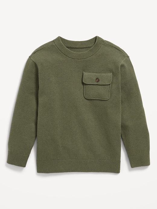 View large product image 1 of 2. SoSoft Lite Utility Pocket Sweater for Toddler Boys