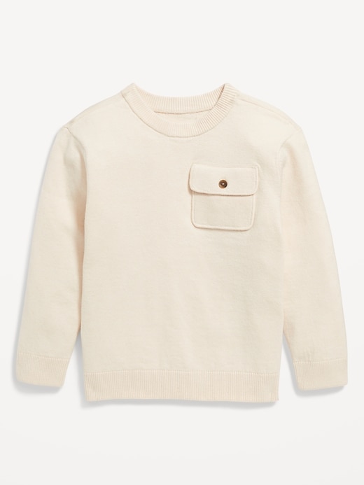 View large product image 1 of 1. SoSoft Lite Utility Pocket Sweater for Toddler Boys