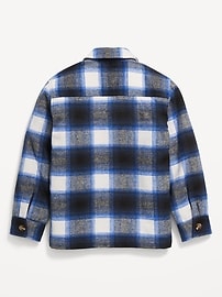 View large product image 3 of 3. Plaid Shacket for Boys