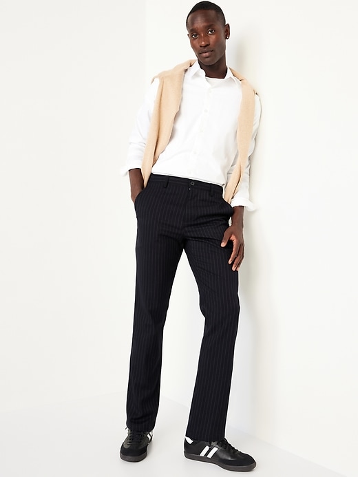 Image number 3 showing, Straight Pinstripe Trouser Pants