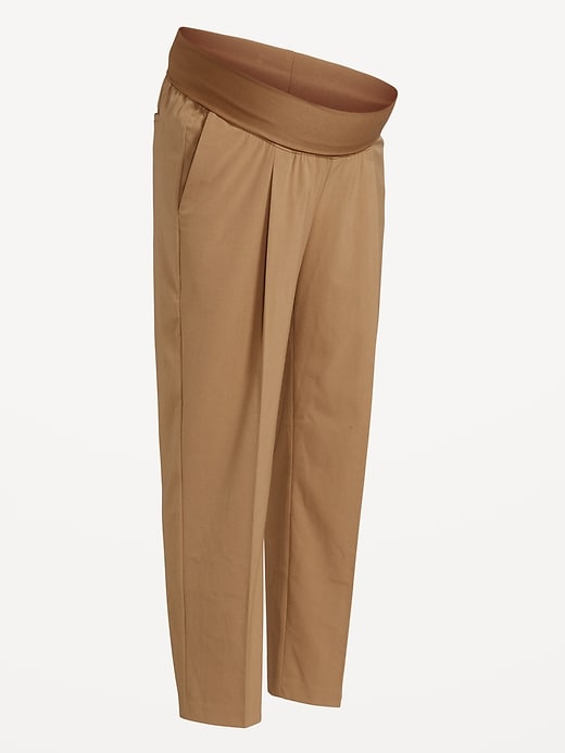 Image number 6 showing, Maternity Rollover-Waist Billie Trouser