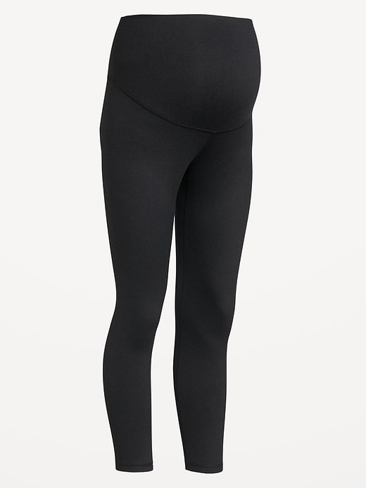 Image number 6 showing, Maternity Full-Panel CloudComfy 7/8 Leggings