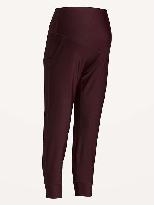 Image number 4 showing, Maternity Full-Panel PowerSoft Jogger