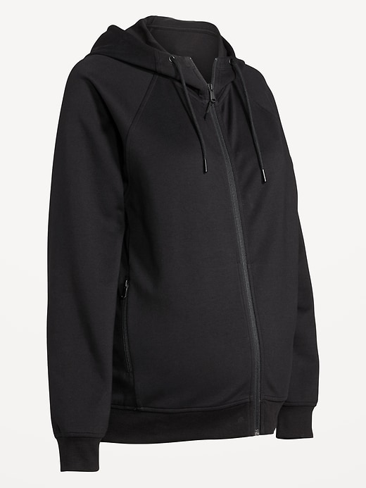 Image number 6 showing, Maternity Dynamic Fleece Full-Zip Hoodie