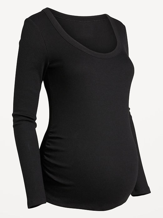 Image number 5 showing, Maternity Long Sleeve T-Shirt