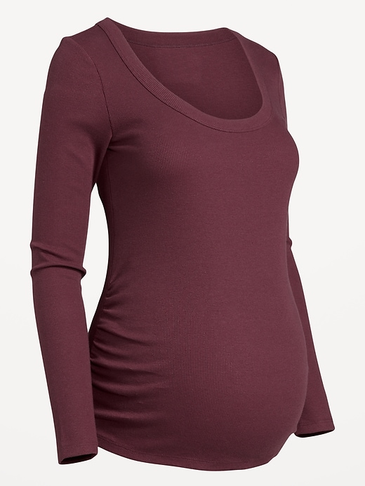 Image number 2 showing, Maternity Long Sleeve T-Shirt