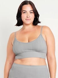 View large product image 7 of 8. Seamless Longline Bralette