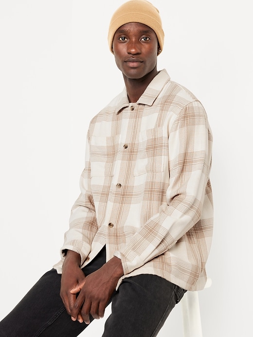 Image number 3 showing, Heavyweight Plaid Flannel Shirt