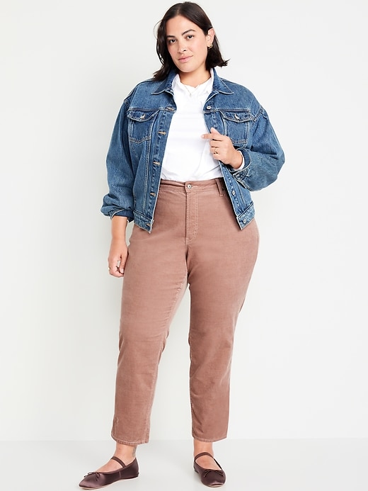 Image number 6 showing, High-Waisted OG Straight Corduroy Ankle Pants