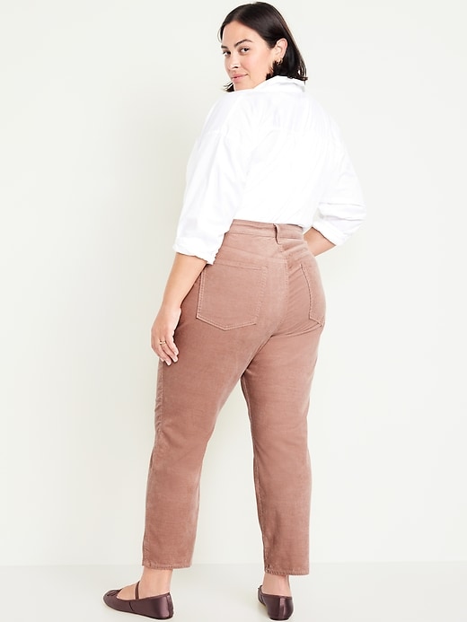 Image number 7 showing, High-Waisted OG Straight Corduroy Ankle Pants