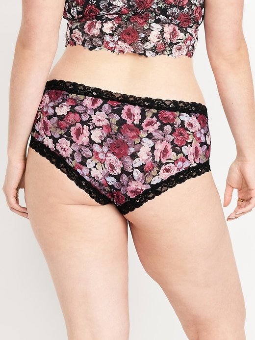 Image number 6 showing, Low-Rise Lace Hipster Underwear