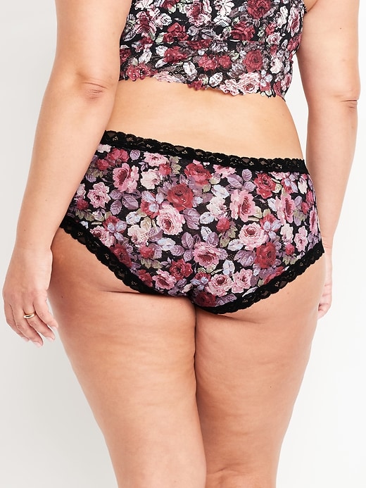 Image number 8 showing, Low-Rise Lace Hipster Underwear