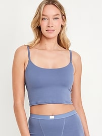 Image number 1 showing, Rib-Knit Brami Top