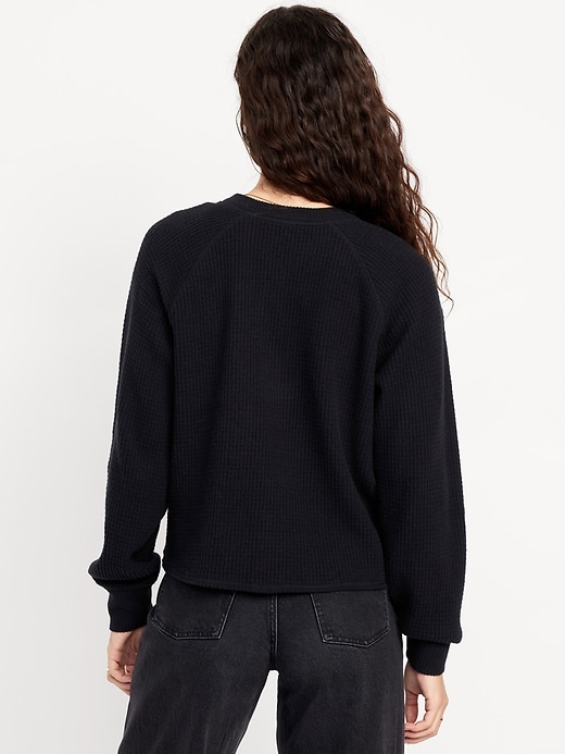 Image number 2 showing, Cozy Thermal-Knit Henley