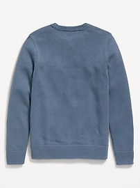 View large product image 3 of 3. Crew-Neck Utility Pocket Sweater for Boys