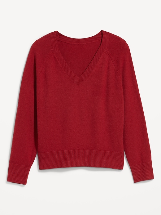 Image number 4 showing, SoSoft Loose V-Neck Sweater