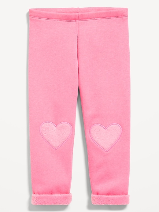 View large product image 2 of 2. Cozy Fleece-Lined Leggings for Toddler Girls