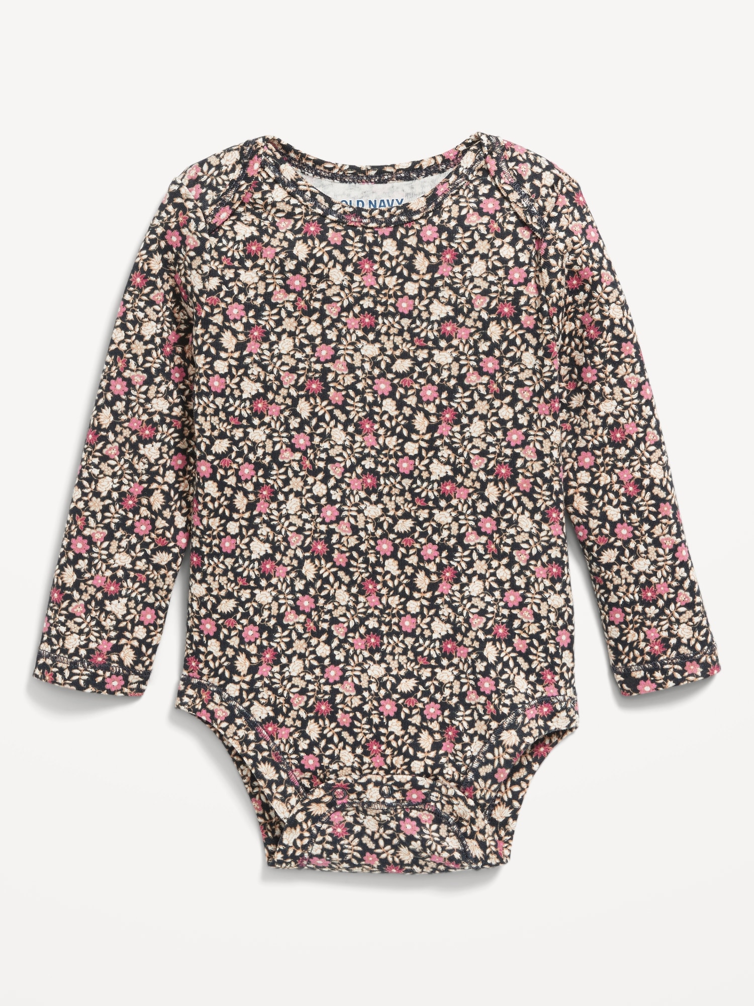 Printed Long-Sleeve Bodysuit for Baby