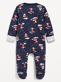 View large product image 3 of 4. 2-Way-Zip Printed Sleep &amp; Play Footed One-Piece for Baby