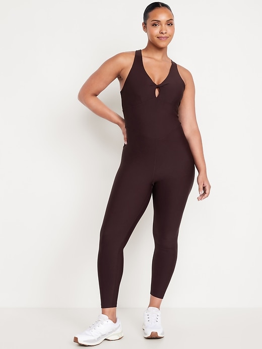 Image number 4 showing, PowerSoft Sleeveless 7/8 Bodysuit