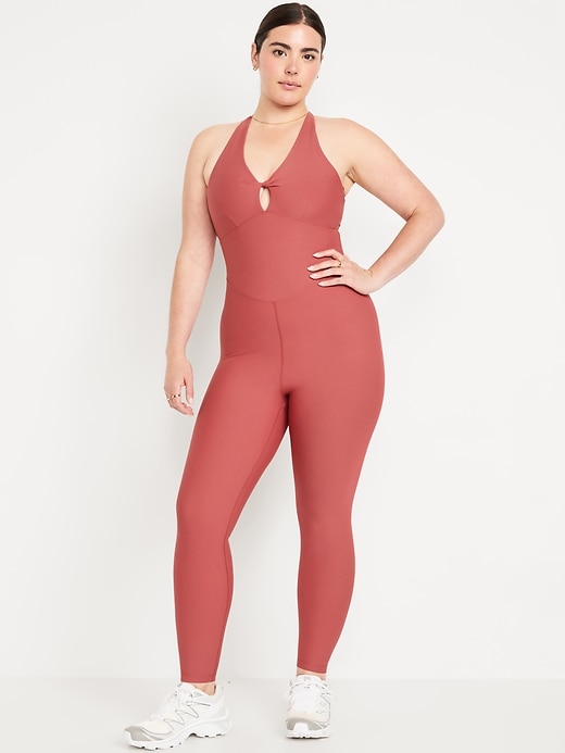 Image number 4 showing, PowerSoft Sleeveless 7/8 Bodysuit