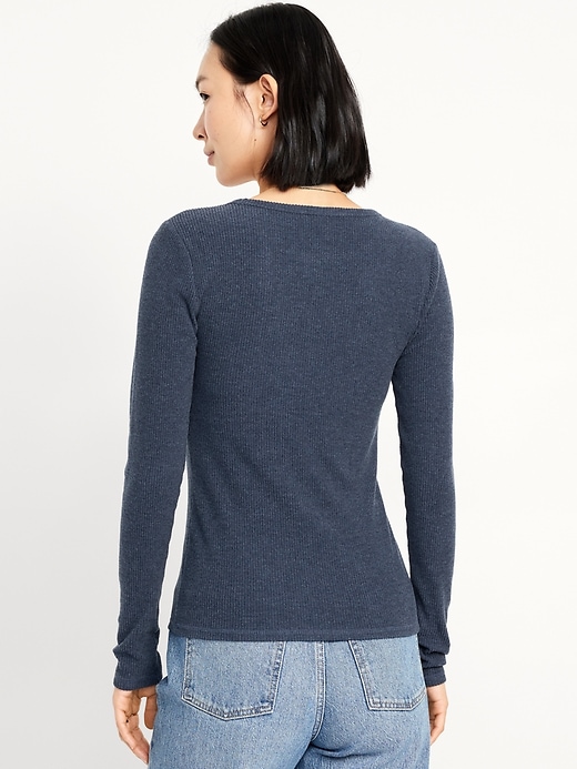 Image number 2 showing, Plush-Knit Long-Sleeve T-Shirt