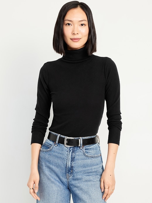 Image number 1 showing, Plush Turtleneck