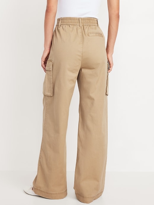 Image number 2 showing, Extra High-Waisted Super Wide-Leg Cargo Pants