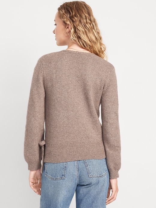 Image number 6 showing, SoSoft Tie-Waist Sweater