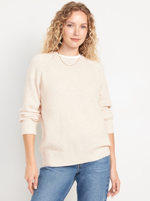 SoSoft Crew-Neck Tunic Sweater - Cozy Cashmere