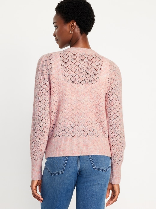 Image number 2 showing, Pointelle Cardigan