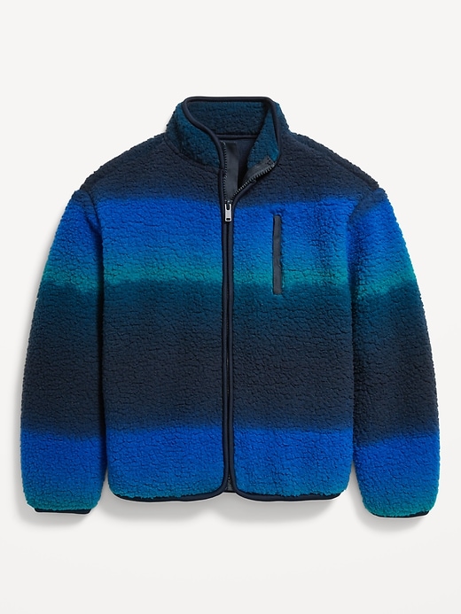 View large product image 2 of 4. Printed Full-Zip Sherpa Jacket for Boys