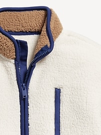 View large product image 4 of 4. Full-Zip Sherpa Jacket for Boys