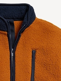 View large product image 4 of 4. Full-Zip Sherpa Jacket for Boys