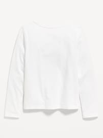 Image number 2 showing, Long-Sleeve Graphic T-Shirt for Girls