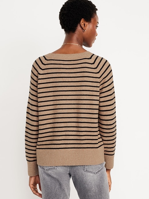 Image number 2 showing, SoSoft Loose V-Neck Sweater