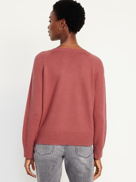 Image number 7 showing, SoSoft Loose V-Neck Sweater