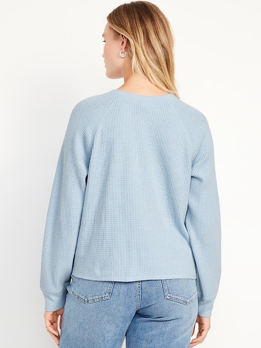 Image number 6 showing, Cozy Thermal-Knit Henley