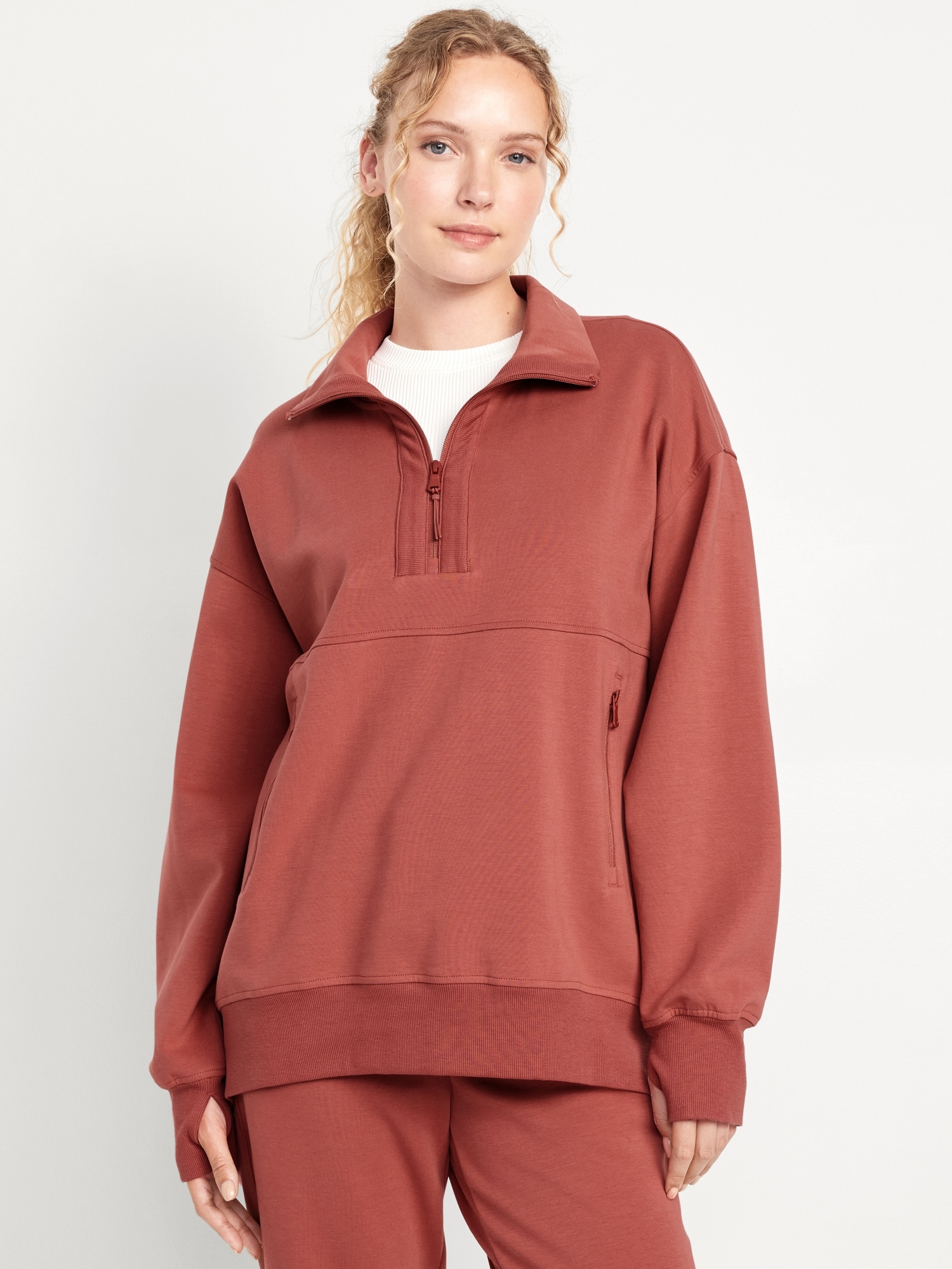 Dynamic Fleece Half-Zip Tunic