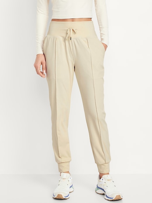 Image number 1 showing, High-Waisted PowerSoft Seamed Joggers